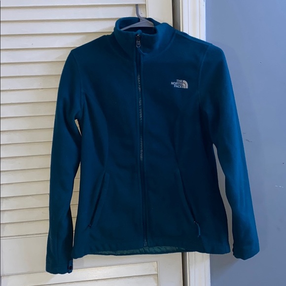 dark teal zip up north face - Picture 1 of 3